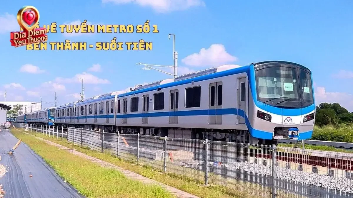 Hướng dẫn di chuyển bằng Tuyến Metro số 1 Bến Thành – Suối Tiên