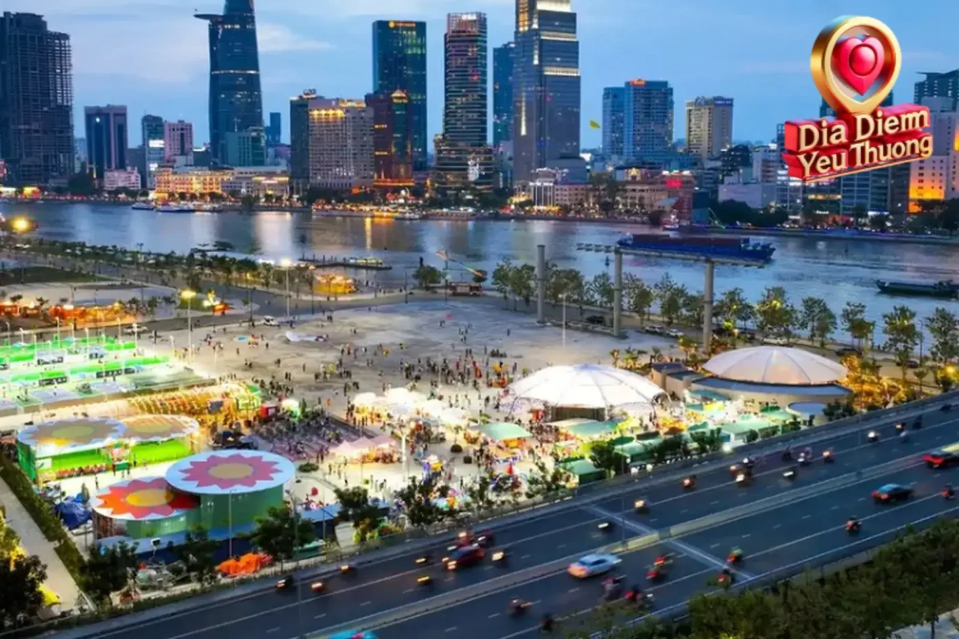 Các khu vực chức năng và tiện ích của Công viên bờ sông Sài Gòn Thủ Thiêm Các khu vực chức năng và tiện ích của Công viên bờ sông Sài Gòn Thủ Thiêm