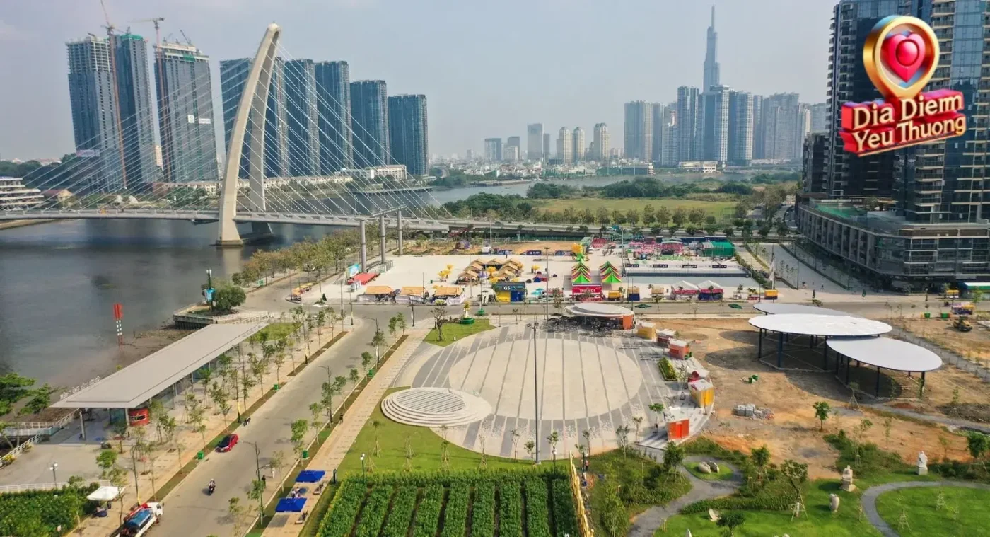 Vị trí và Quy mô của Công viên bờ sông Sài Gòn Thủ Thiêm Vị trí và Quy mô của Công viên bờ sông Sài Gòn Thủ Thiêm